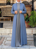 Brushed Cotton Gathered Sleeves Cardigan