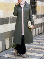 Urban Jacket with Elaticized Rear Waist