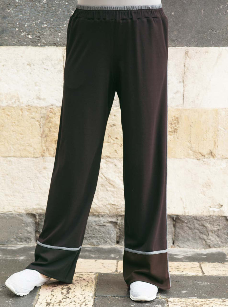 Contrast Striped Active Pants