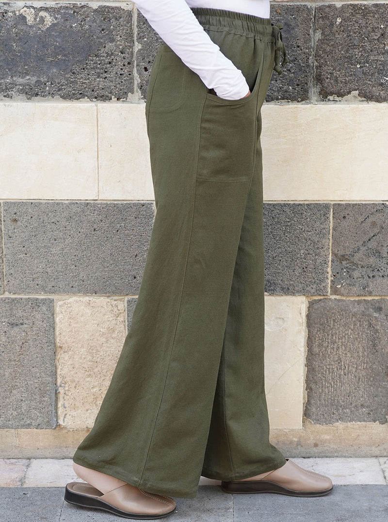 Linen Comfort Waist Trousers