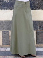 Cotton and Lyocell Flattering Fit Skirt