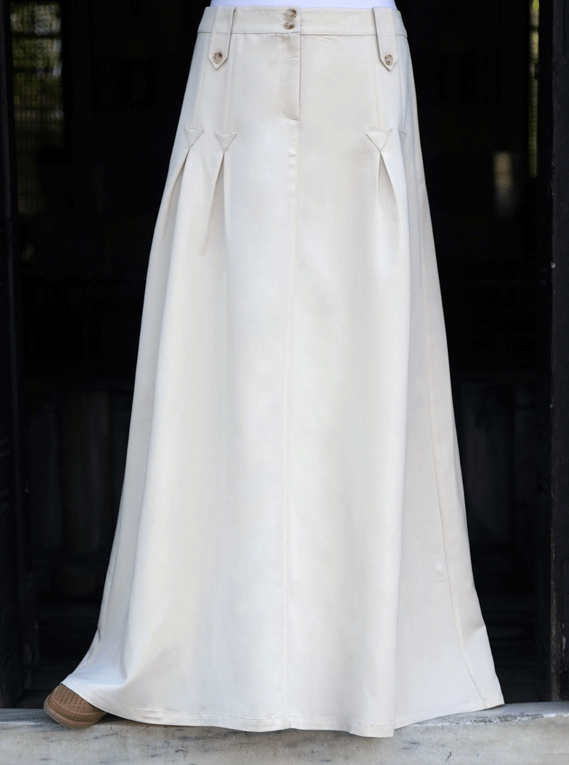 Inverted Pleats Skirt