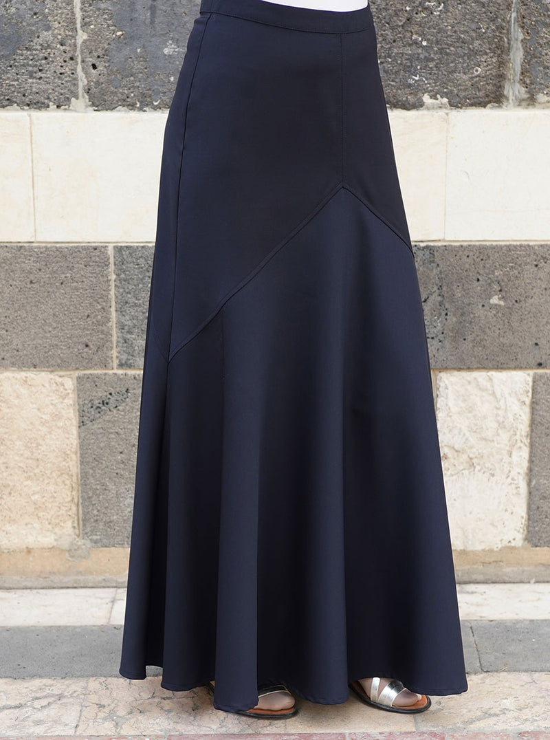 Flared Inverted-V Skirt