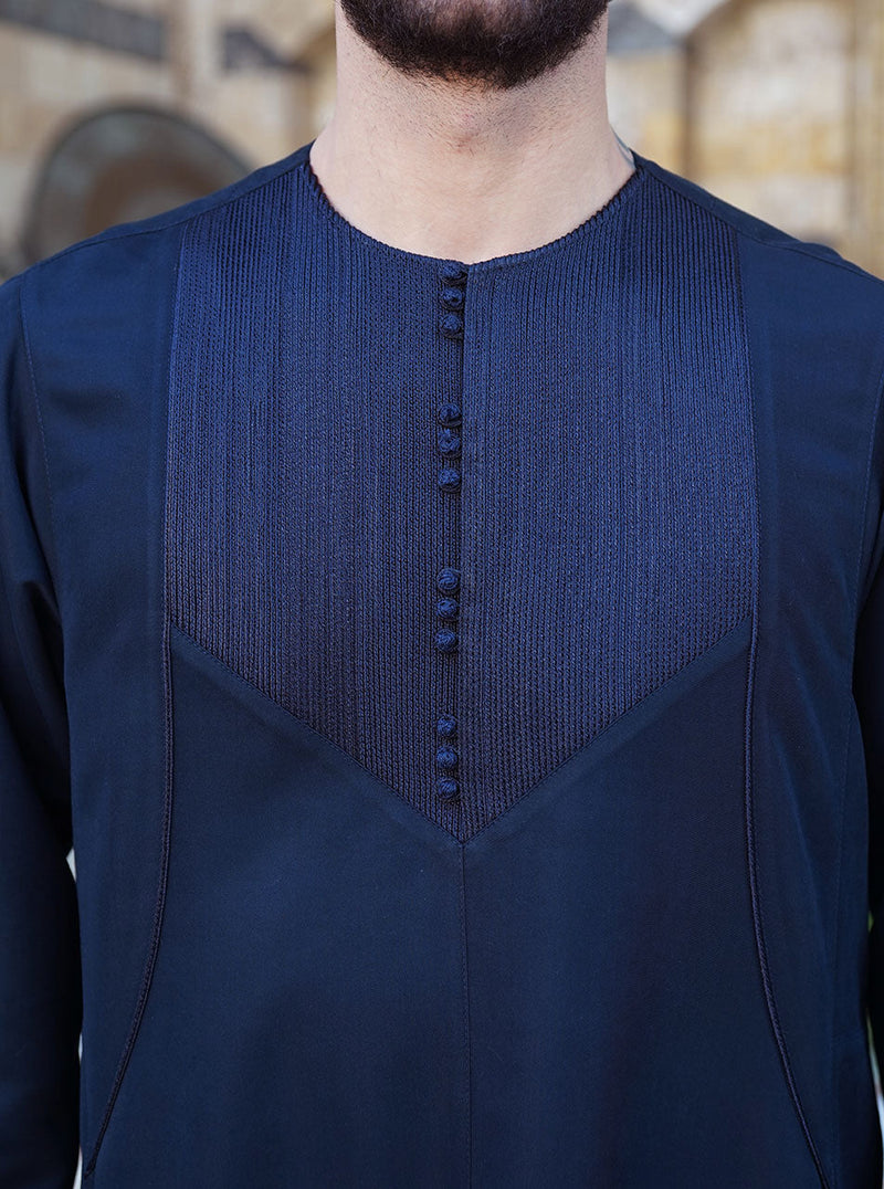 Sana Twine Embroidered Thobe