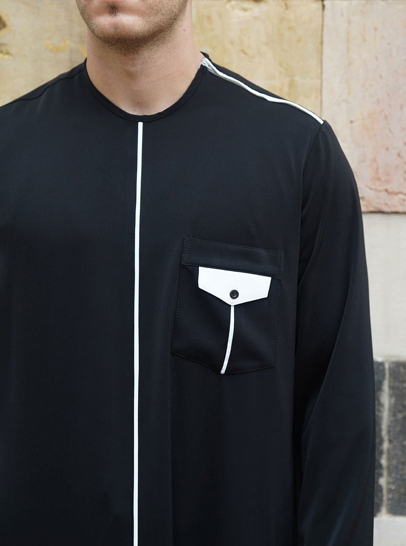 Zipped Shoulder Opening Thobe