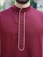 jumuah thobe with contrast details