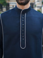 men's formal islamic thobe with piping