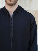 moroccan hooded thobe for men