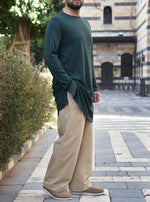 Long Jersey Sweater Top