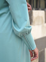 Zipped Gathered Cuffs Tunic