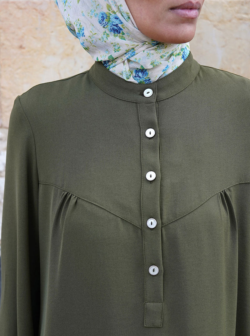 Tunic with Gathering