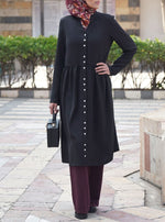 Midi with Gathered Waist