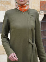 Linen Midi with Side Tie