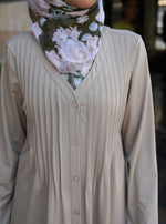 Pleated V-Neck Tunic