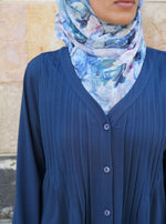 Pleated V-Neck Tunic