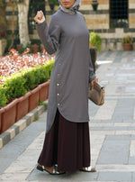 Side Snap Button Tunic