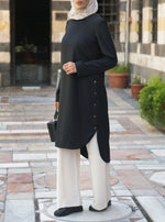 Side Snap Button Tunic