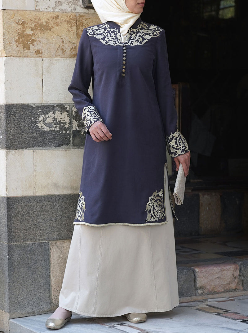 Regal Embroidered Tunic