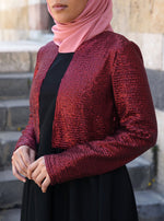 Sequin Bolero Abaya Gown