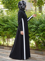 Contrast Striped Maxi Dress