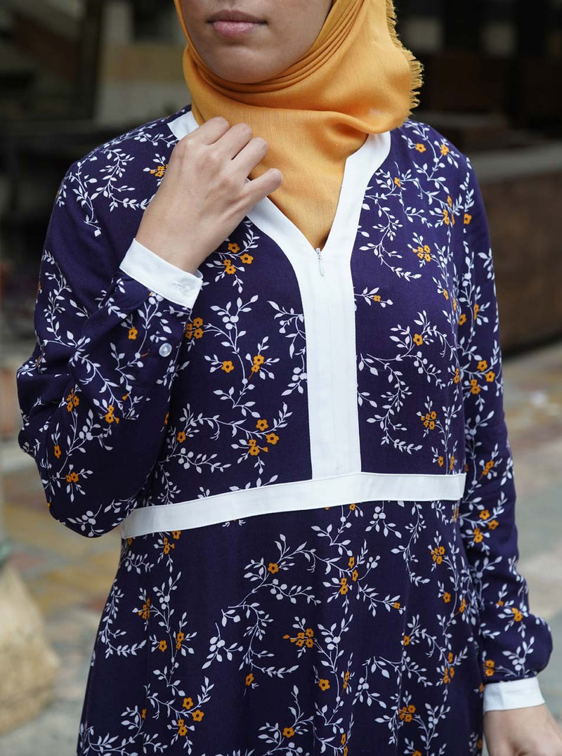 Latifa Printed Abaya