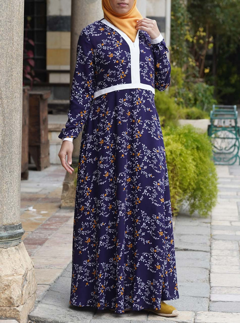 Latifa Printed Abaya