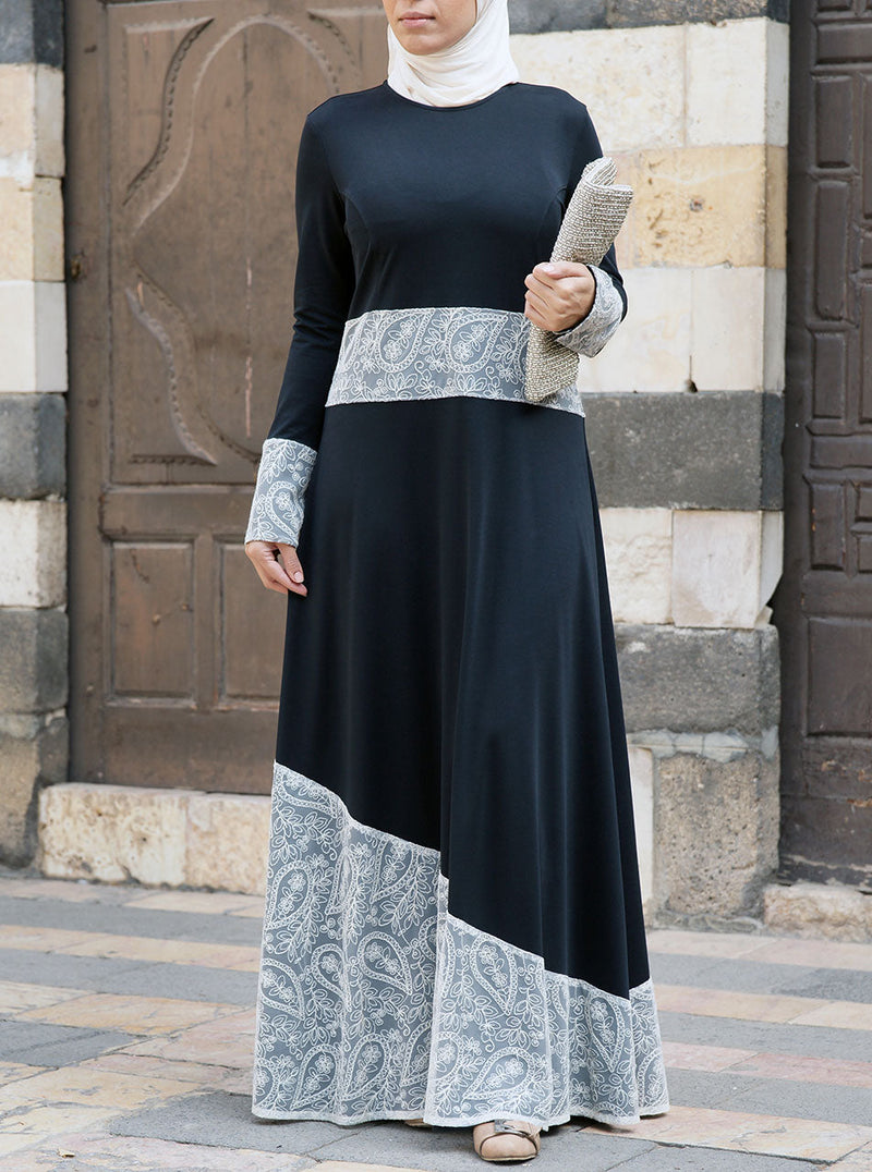 Paisley Lace Gown