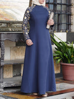 Aqsa Embroidered Abaya Gown