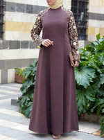 Aqsa Embroidered Abaya Gown