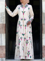 Firdaws Embroidered Abaya Gown