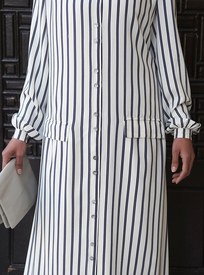 Striped Shirtdress