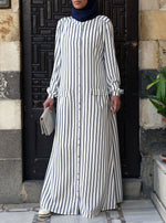 Striped Shirtdress