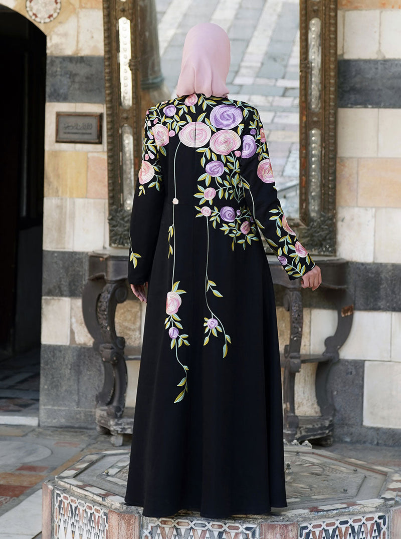 Rayyan Embroidered Abaya Gown