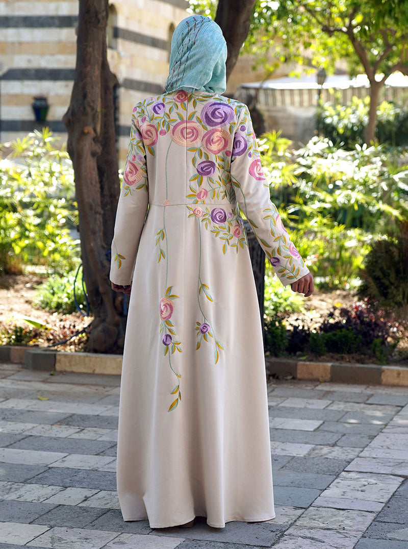 Rayyan Embroidered Abaya Gown