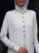 Ruched Collar and Sleeves Maxi Dress