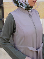 Sleeveless Belted Maxi Dress