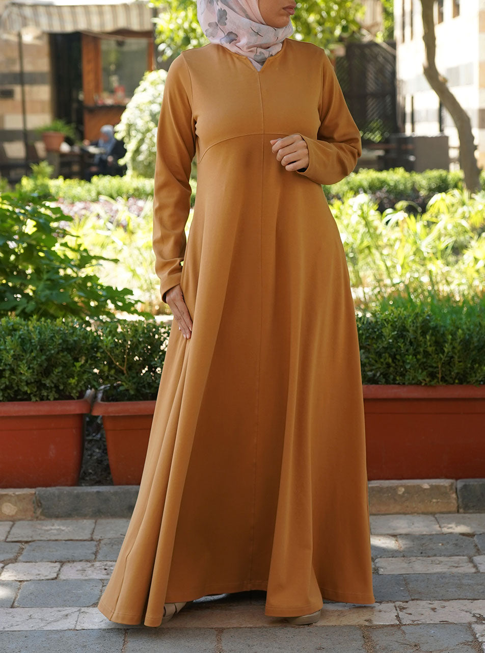 Winter Cotton Jersey Abaya Shukr Clothing