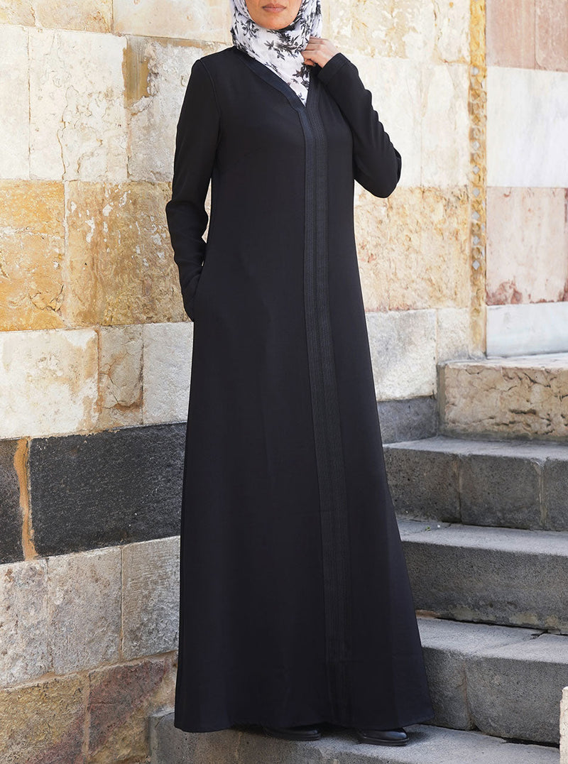 Decorative Trim Abaya