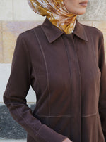 Brushed Cotton Maxi Dress