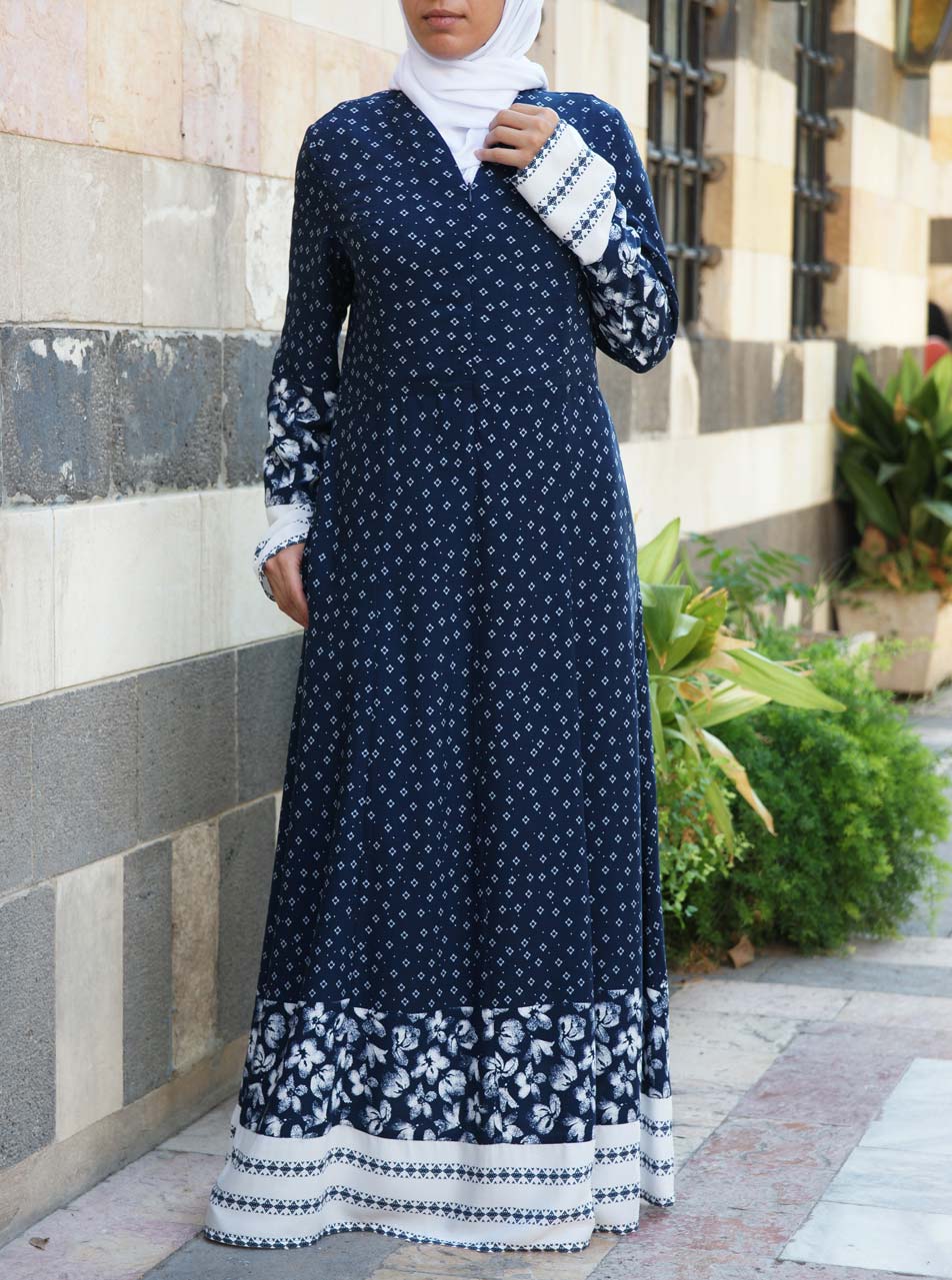 Printed abaya hotsell