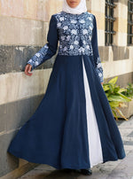 Zaynab Embroidered Abaya Gown