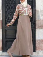 Atiqa Embroidered Abaya Gown