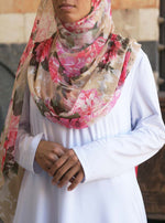 Flower Blossom Chiffon Hijab