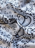 Vintage Satin Square Hijab