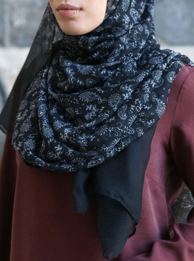 Paislely 2-Tone Hijab