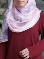 Tulip Garden Silk Hijab