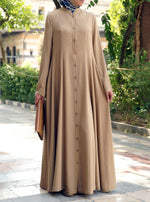 Shirt Dress with Godets