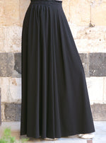 Mercerized Cotton Jersey Maxi Skirt