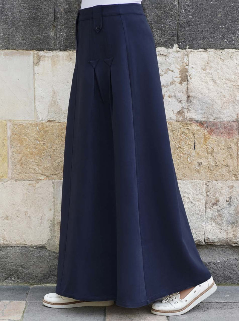 Inverted Pleats Skirt