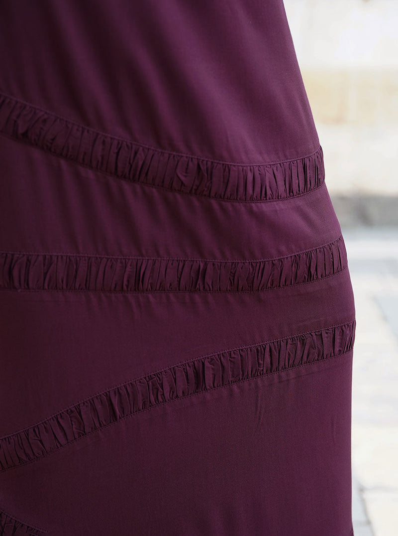 Ruffled Panels Skirt